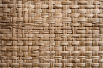 Canvas Print - Decorative rattan wall