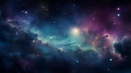abstract cosmos background. space dark background with fragment of our galaxy
