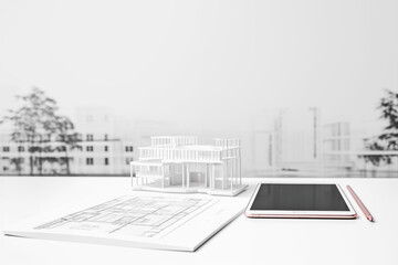 modern architect designer desk