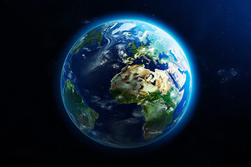Canvas Print - planet earth. generative ai