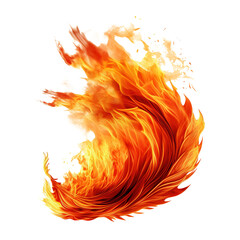 Sticker - Fire  isolated