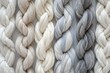 Monochromatic Wool Yarn Braids in Neutral Tones