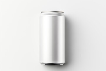 soft drink can mockup on white background. beverage can for mockup