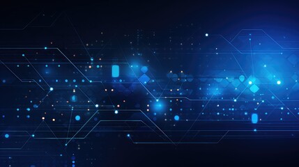 technology blue digital background illustration abstract design, modern futuristic, creative internet technology blue digital background