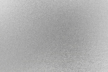 Monochrome texture of shiny grained metal. Abstract background.