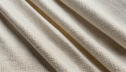 Texture of Light Linen Fiber Fabric