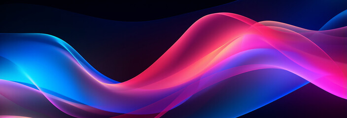 Wall Mural - abstract colorful background, waves