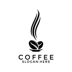 Wall Mural - Coffee logo design template, Coffee, coffee shop logo template