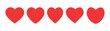 © andi - Love heart flat icon symbol set. Collection icon valentines day mothers day vector illustration design