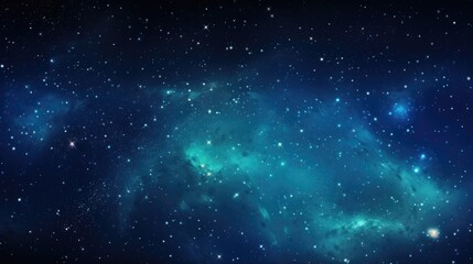 Galaxy Outer Space: Starry Night Sky with Lactic Way, Universe and Dazzling Stars
