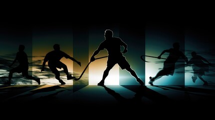 Wall Mural - energetic abstract sport background illustration dynamic movement, action intensity, adrenaline competition energetic abstract sport background