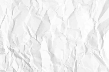 White clean crumpled paper