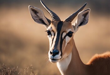Wall Mural - a antelope portrait wildlife photography