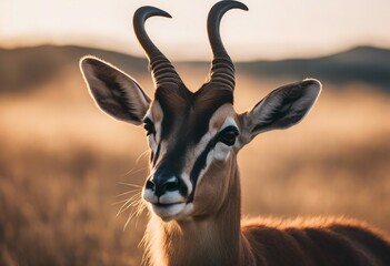 Wall Mural - a antelope portrait wildlife photography