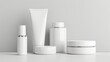 © Muschima - Elevate your brand with our blank white cosmetic skincare and makeup containers. Perfect for customizable and sleek packaging options. Generative AI