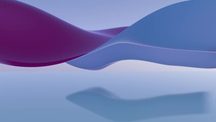 Fototapete - An abstract photograph showcasing the fusion of pastel hues in a dreamlike swirl, offering a serene and inviting palette for various creative purposes. 