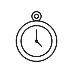 Wall Mural - stopwatch icon logo design vector