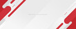 © madara - Abstract red and white with stripe line on gradient white background