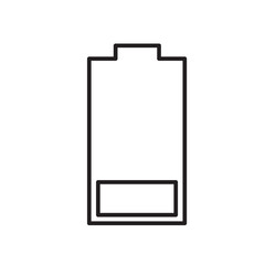 Poster - battery icon logo design vector