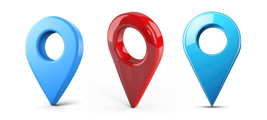  Location icon. Pin sign Isolated on white background. Navigation map, gps, direction, place, compass, contact, search concept.