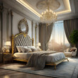 Ultra Realistic Luxury Bedroom Interior Design