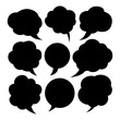 © ekkarat - Empty speech bubble set. Ready to apply to your design. Vector illustration.