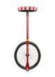 Circus spotlight on unicycles isolated on transparent background. PNG file, cut out