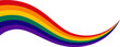 © Tetiana Komarytska - The colors of the LGBT community. Color waves. Rainbow colorful wavy flag banner background design. Happy LGBT pride month theme vector template.