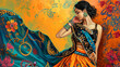 Elegant Traditional Indian Saree
