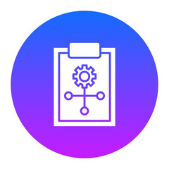 Poster - Workflow Icon of Project Management iconset.