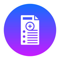 Poster - Medical File Icon of Health Checkup iconset.