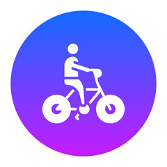 Poster - Cycling Icon of Workout App iconset.