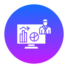 Canvas Print - Performance Monitoring Icon