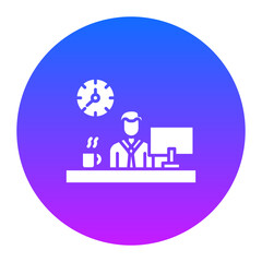 Wall Mural - Office Icon of Business Startup iconset.