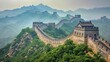 © Marco - great wall of china with a beautiful sky in high definition and quality 4k