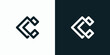 © ahmad - Letter C initial outline vector logo design.