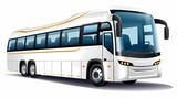Fototapeta  - bus, intercity bus, urban transport, public transport, travel