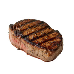 Sticker - grilled filet steak isolated on transparent background