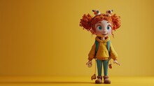Cartoon Digital Avatars Of Adventure Annie