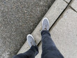 © Orlowski Designs LLC - POV view standing on curb. Often, the curb is part of the right-of-way and is public property.
