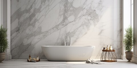 Sticker - High-resolution picture of a luxurious marble texture for creative wall design.