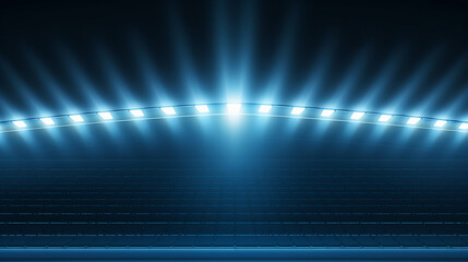 Wall Mural - bright stadium lights design illuminated