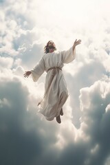 Ascension day of jesus christ or resurrection day of son of god. Good friday. Ascension day concept