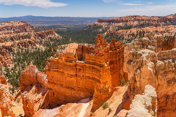 Wall Mural - Scenic view from Sunset Point, Bryce Canyon National Park 