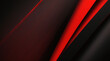 抽象的なモダンな 3 d 赤黒の背景に線矢印の幾何学的オーバーラップ形状要素。赤黒の背景。抽象的なバナー。ベクトル図