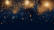 © ma - Beautiful fireworks background at night for holiday decoration