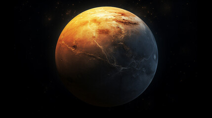 Wall Mural - solar system planet mercury