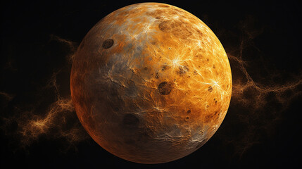 Wall Mural - solar system planet mercury
