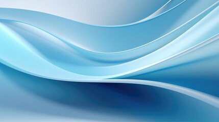 Wall Mural - 3d abstract light blue background