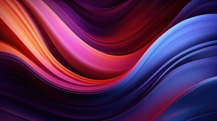 Wall Mural - 3d background abstract wallpaper modern morphism neon color shape liquid wave